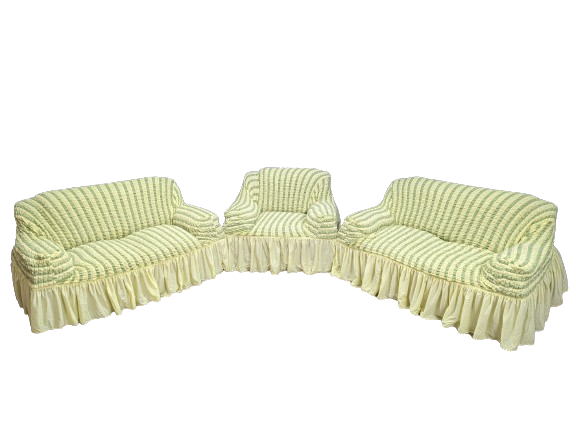 Turkey Stripe Colour 2+2+1 Sofa Cover